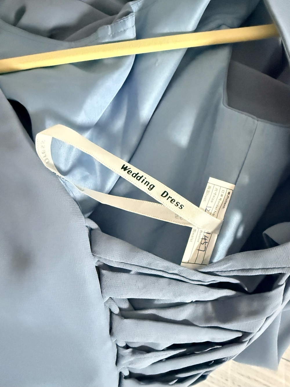 Xyiveaf Mother/Grandmother of the Bride Tea Length Dusty Blue Chiffon Dress - Picture 11 of 11